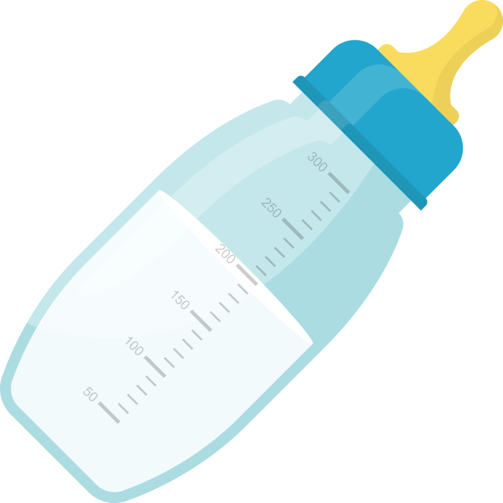 Baby milk bottle png illustration