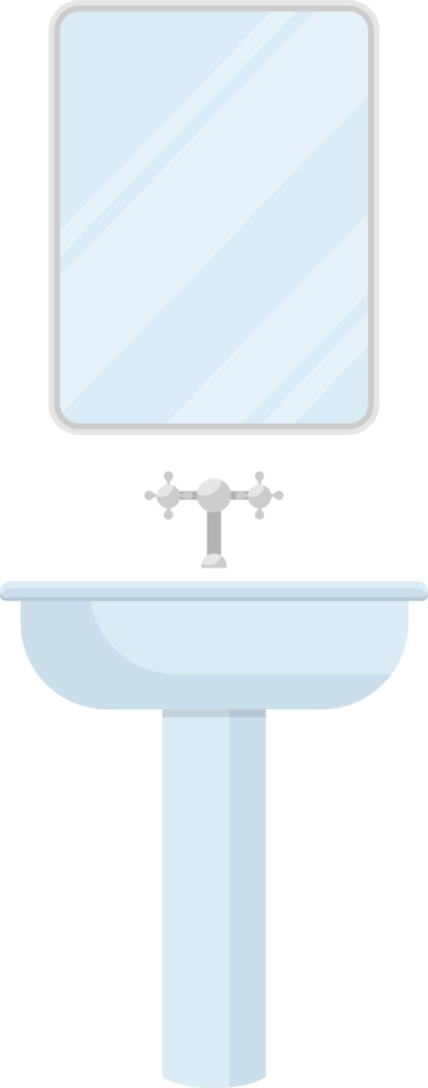 Bathroom equipment illustration png