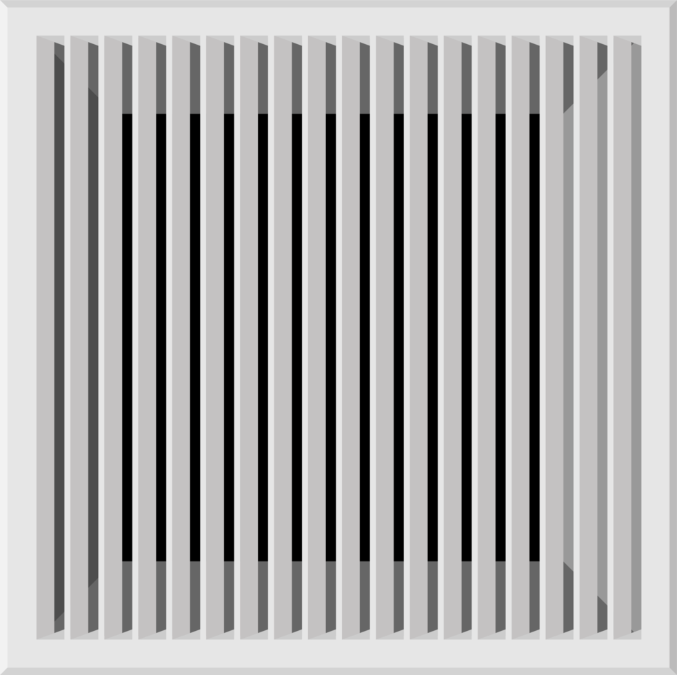 Bathroom ventilation grille illustration png