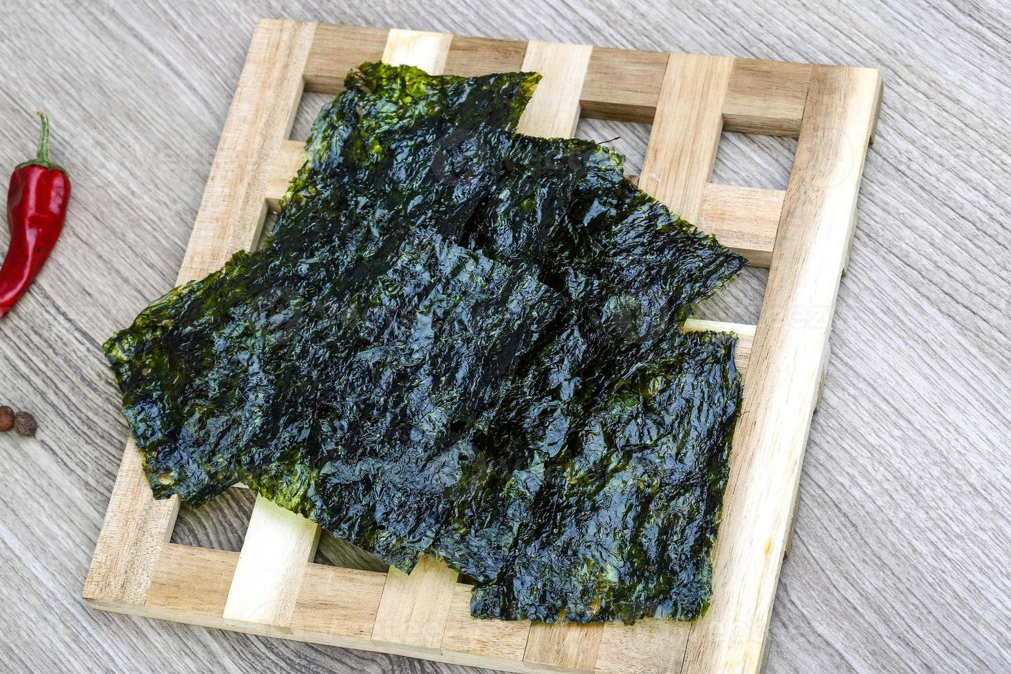 Nori seaweed sheets photo