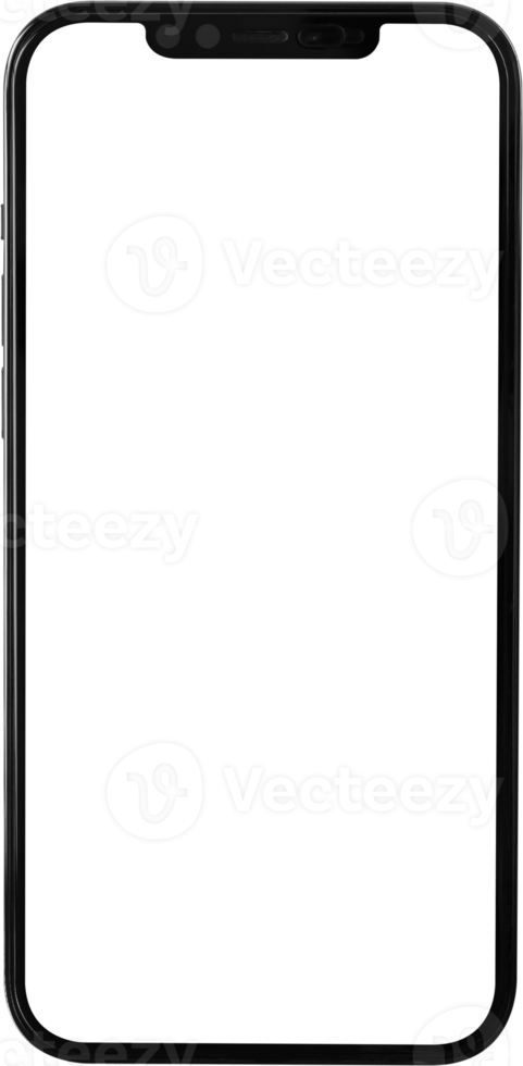 Smartphone mockup of screen template. png