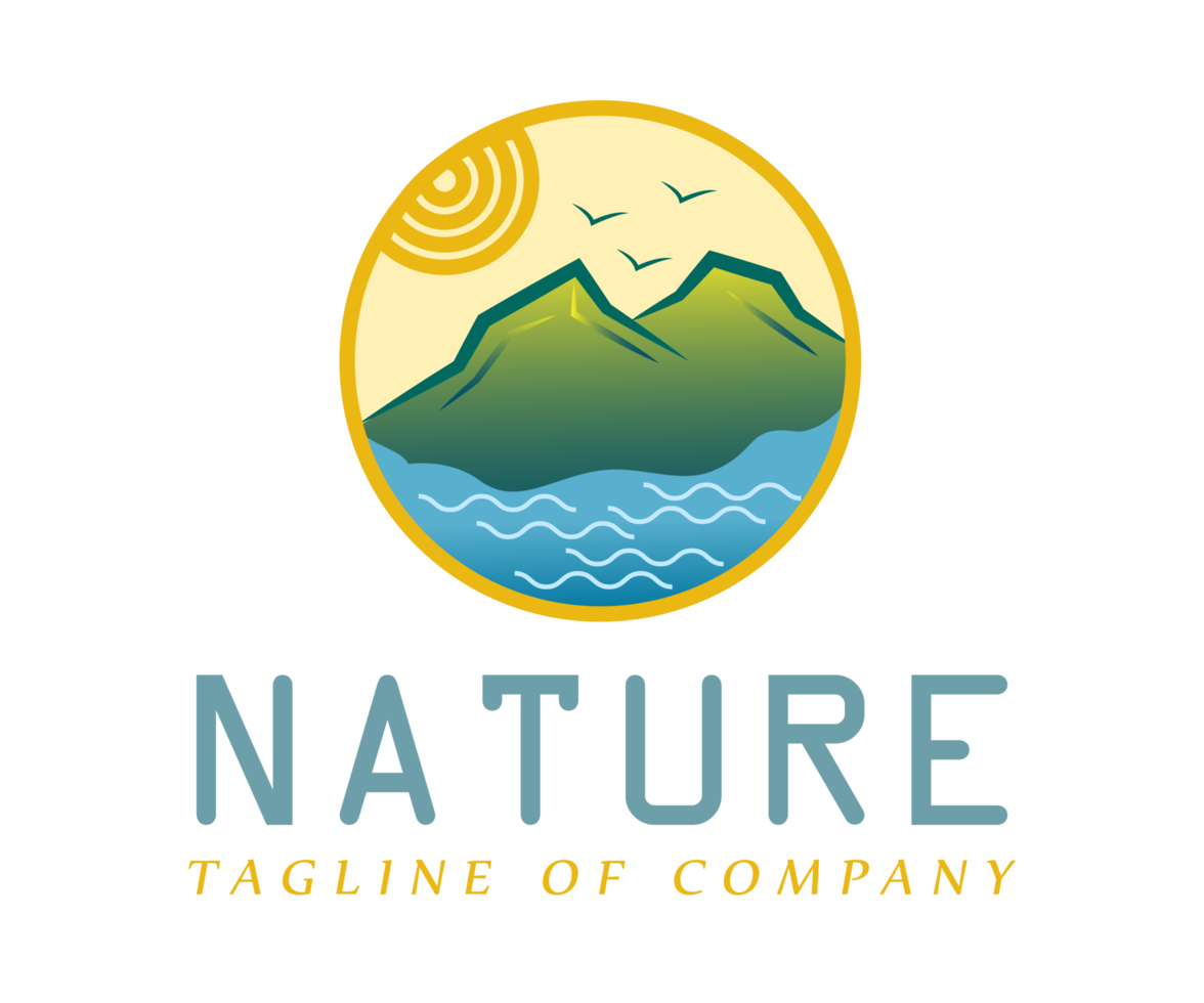 logotipo de sinal de tema natural png