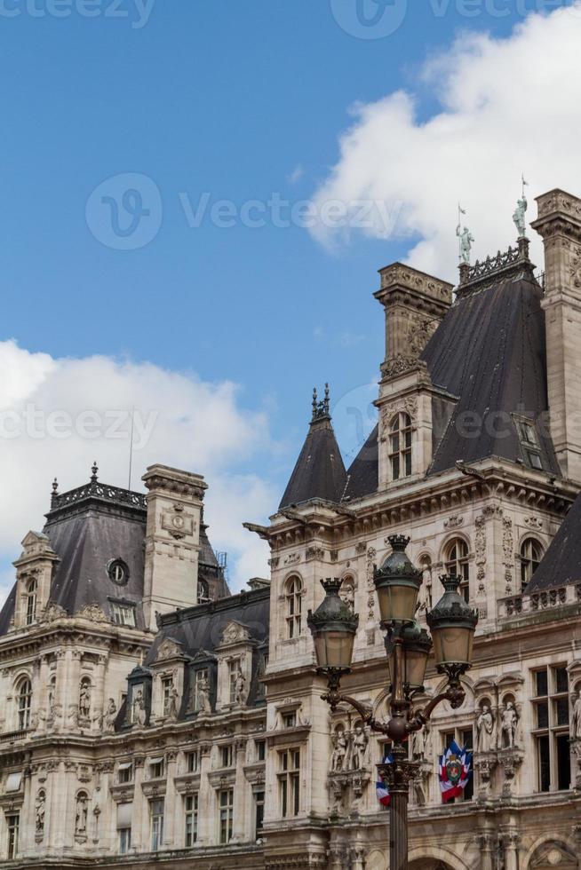 Historic building in Paris France photo