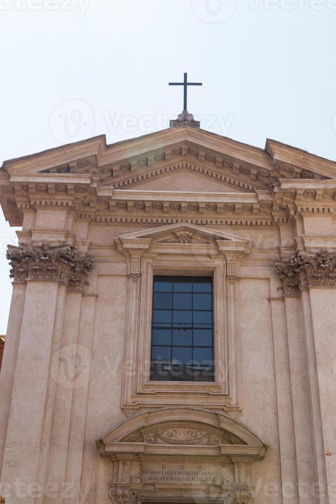 Roma, Italia. detalles arquitectónicos típicos de la ciudad vieja foto