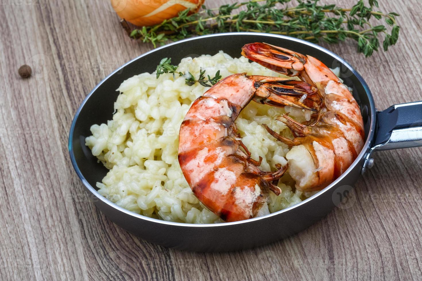Risotto with prawn photo