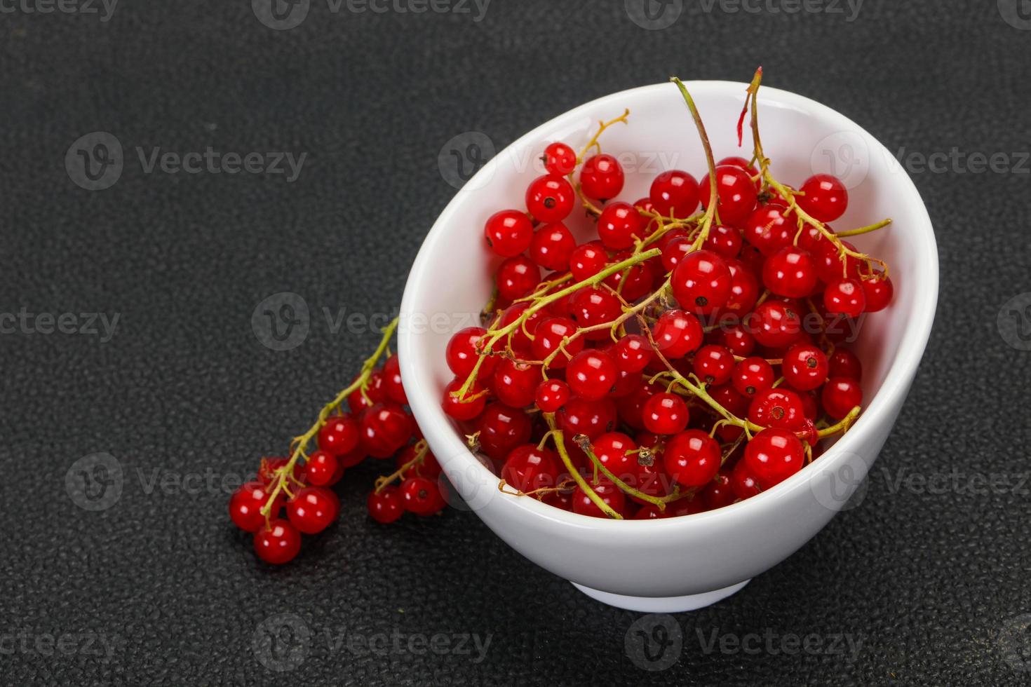 Sweet tasty fresh Red currant photo