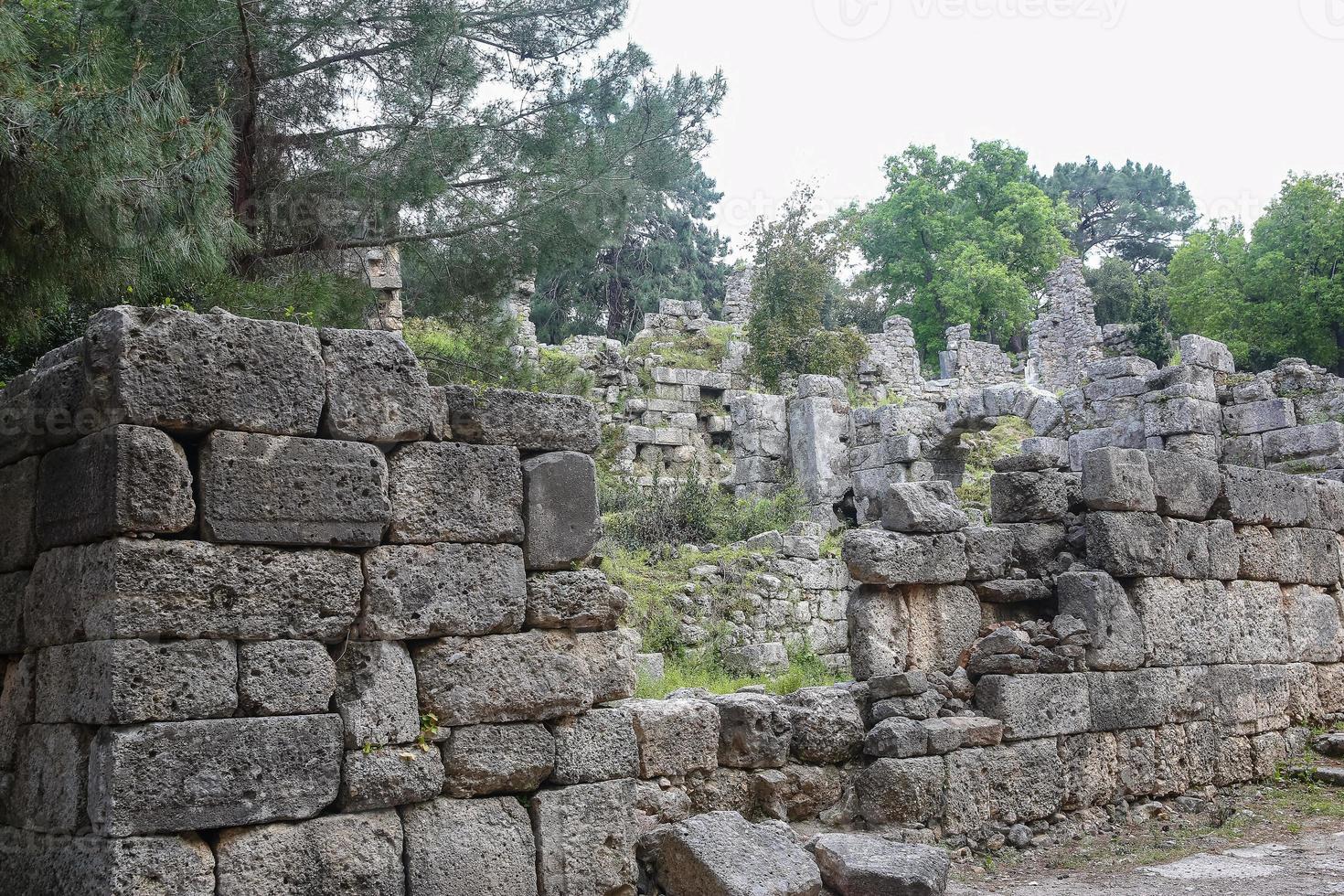 Phaselis ruins in Turkey photo
