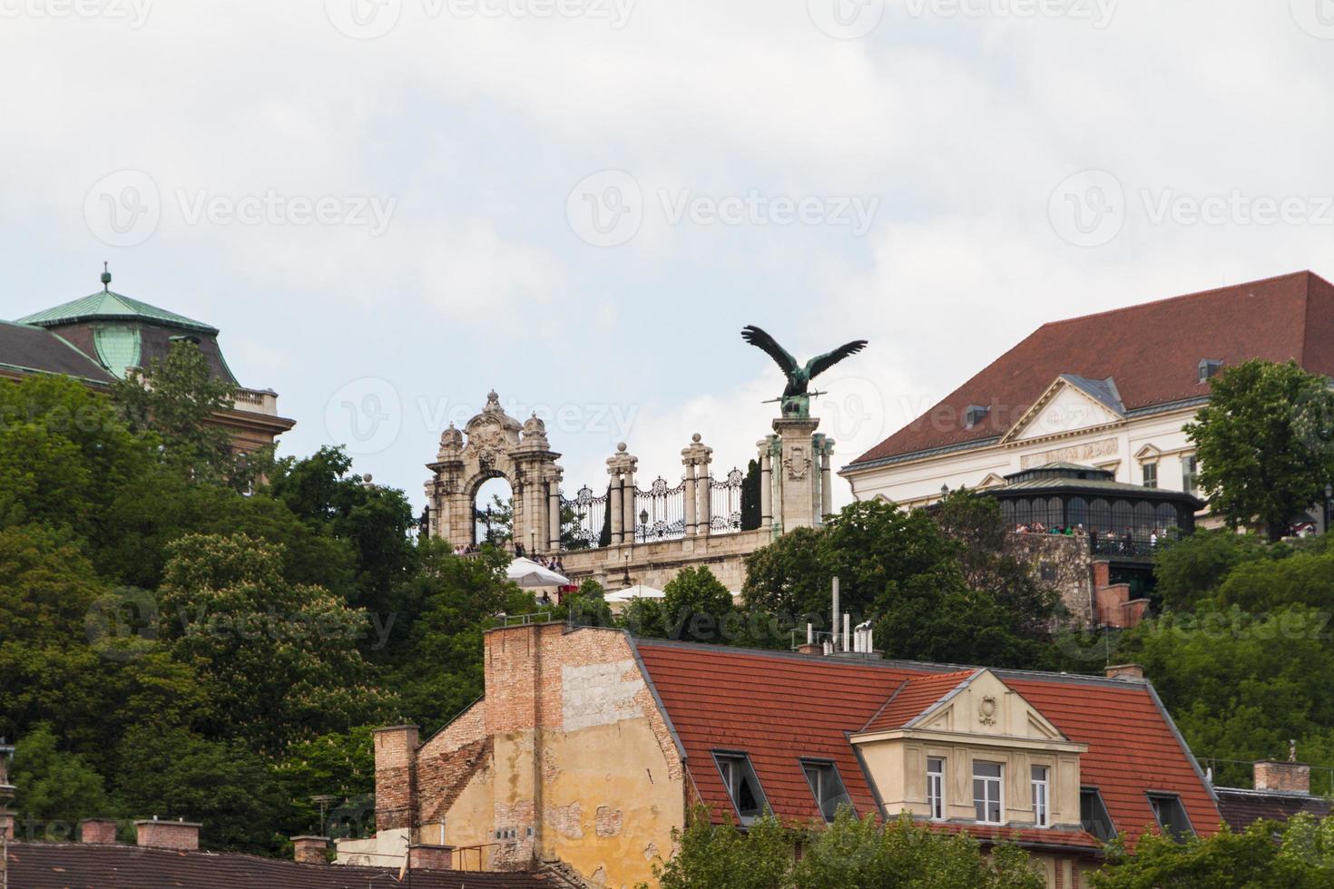 view of landmarks in Budapest photo