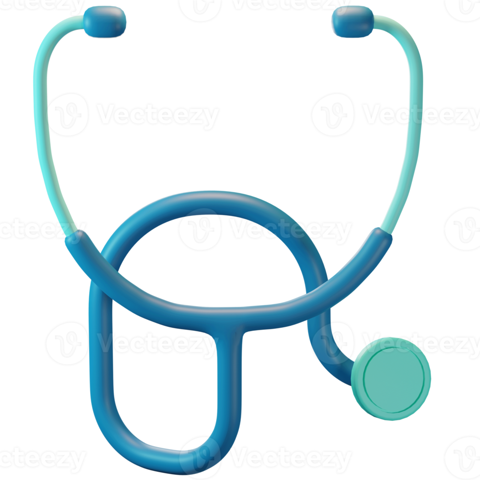 3D Icon Illustration, Healthcare, Stethoscope, For web, app, infographic png