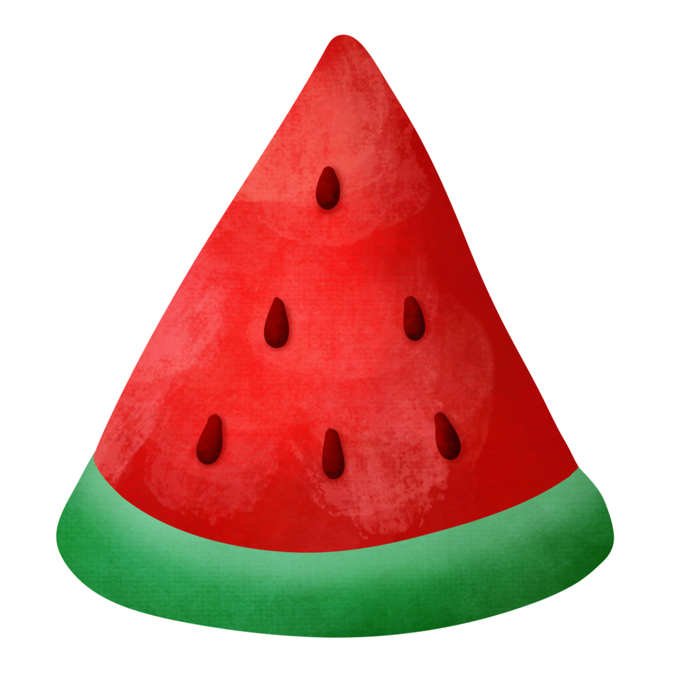 Watermelon watercolor illustration png