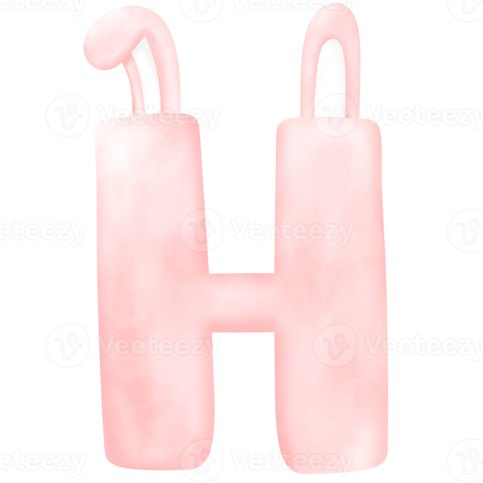 lettre de l'alphabet lapin png