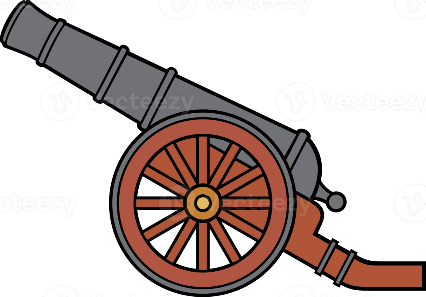Ancient or pirate cannon png illustration