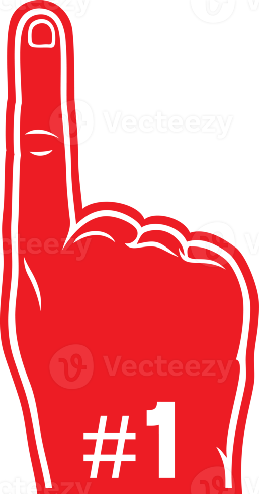 Foam finger png illustration 8505724 PNG