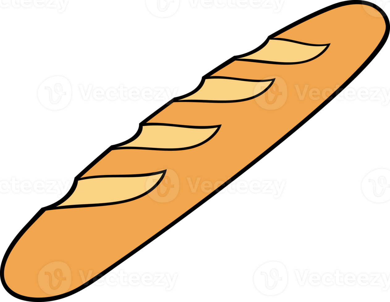 French bread png illustration