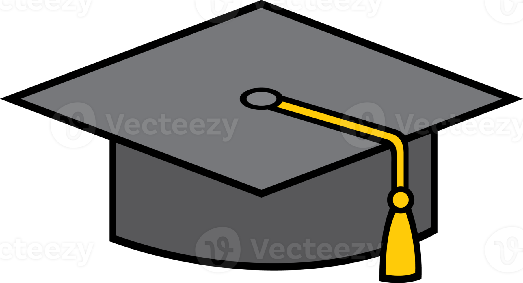 illustrazione png con cappuccio graduato