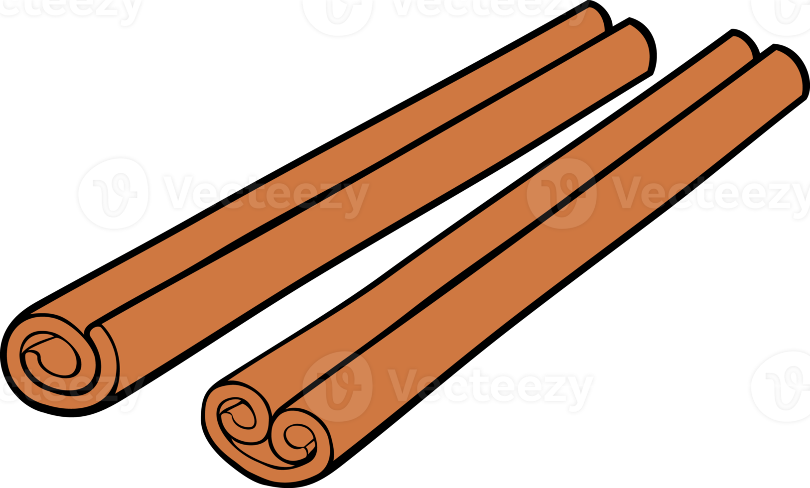 Png illustration of cinnamon sticks