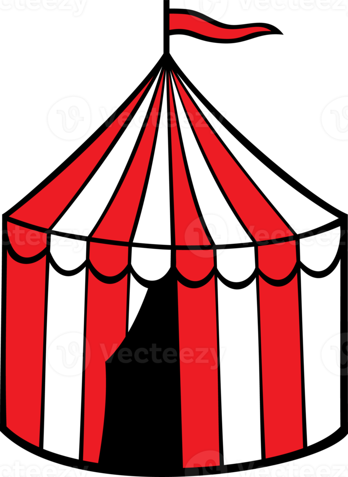 Circus tent png illustration