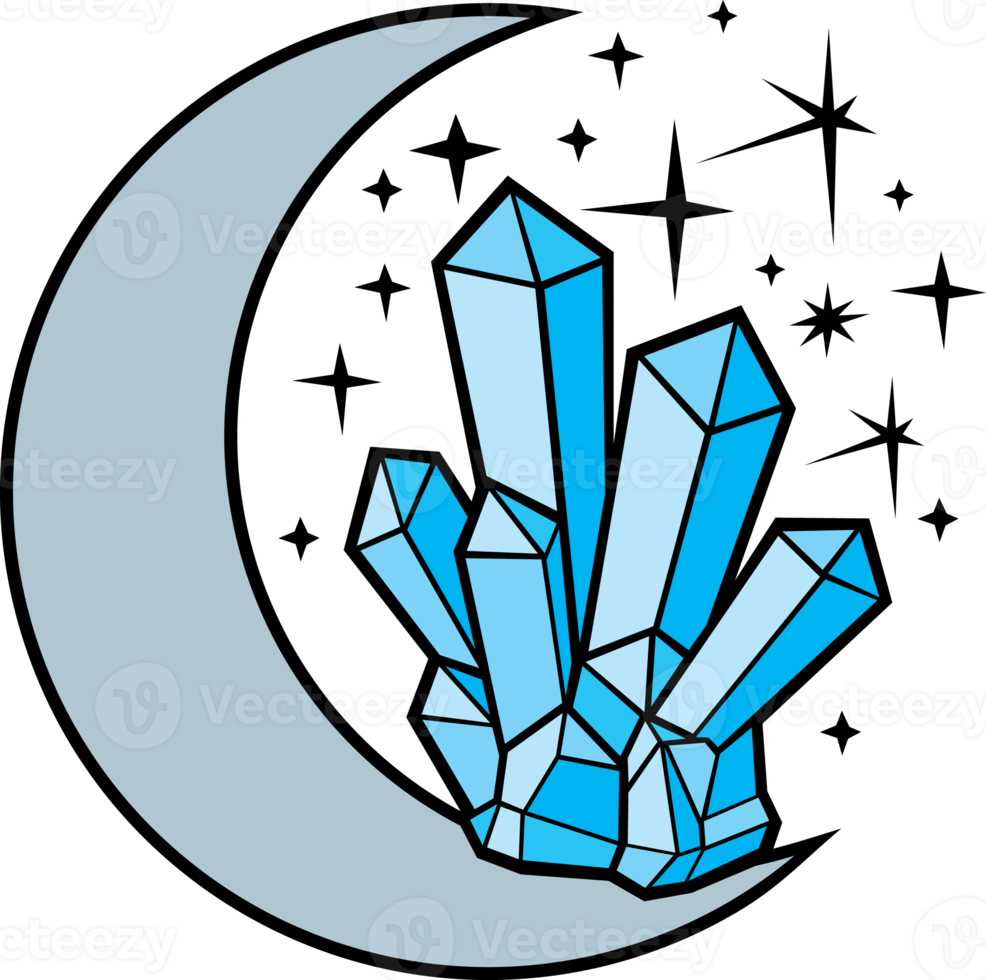 Crystal Moon color png icon