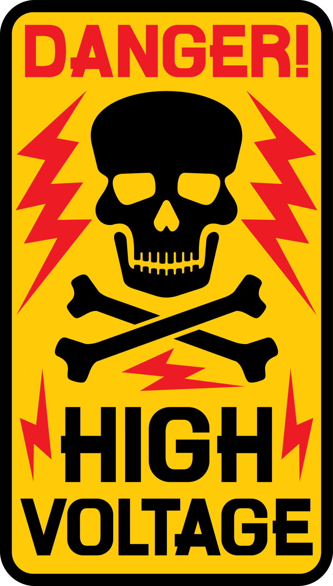 Danger high voltage sign png illustration 8505792 PNG