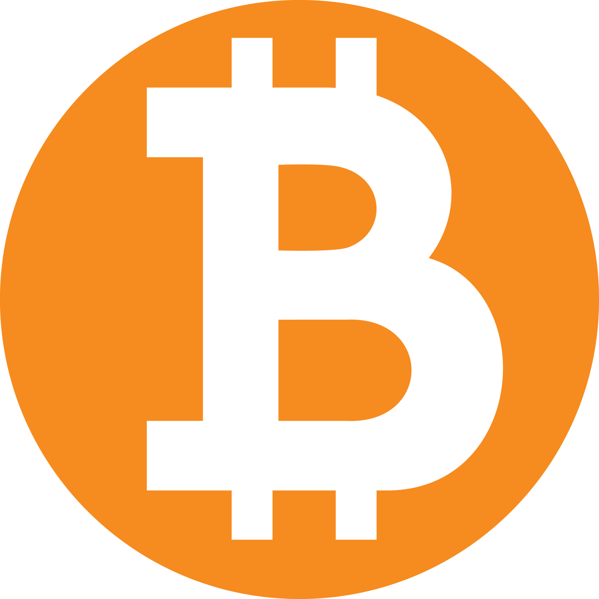 Bitcoin logo color png illustration 8505801 PNG