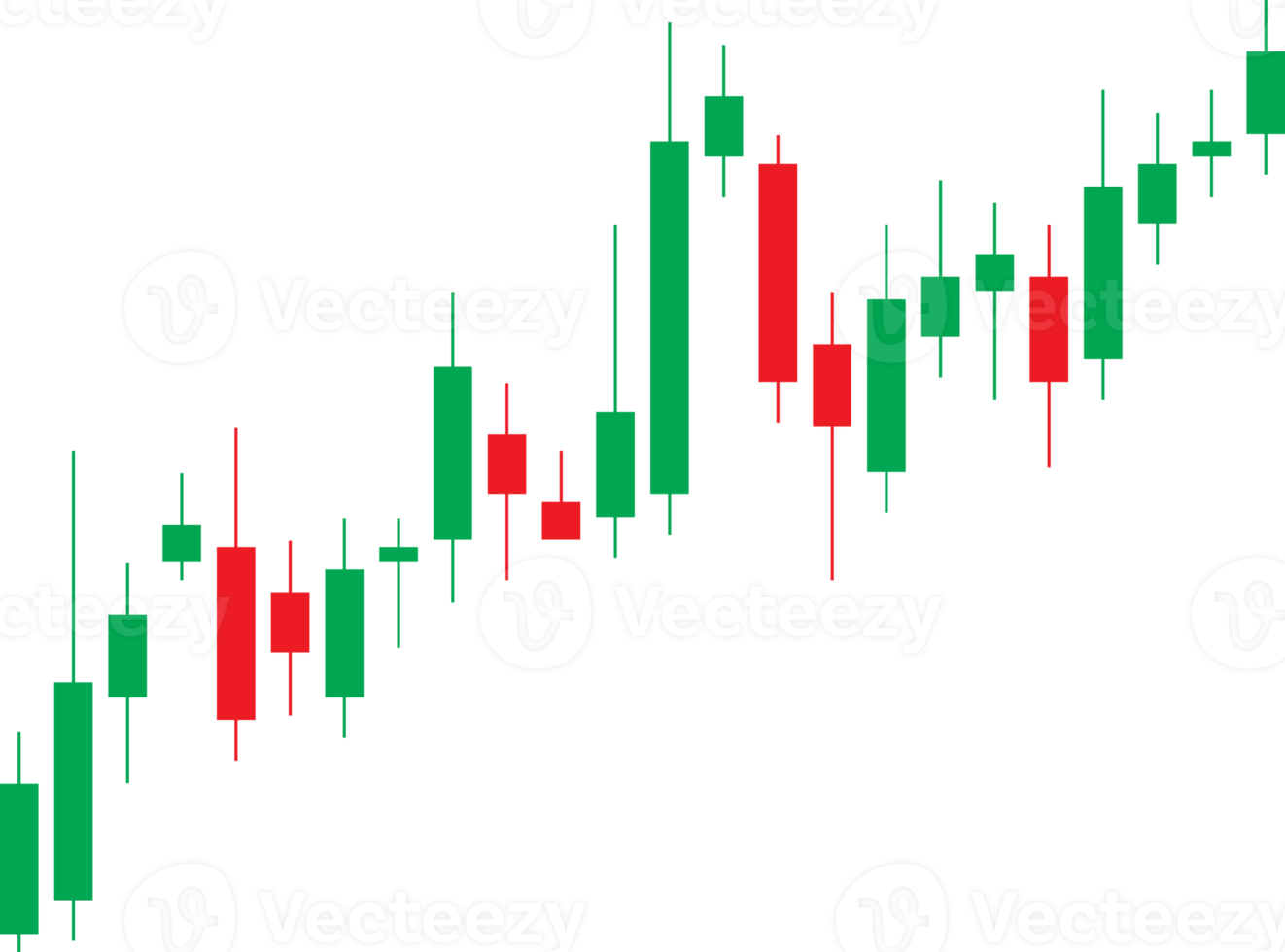 Candlestick graph - bar png design, stock market  business concept