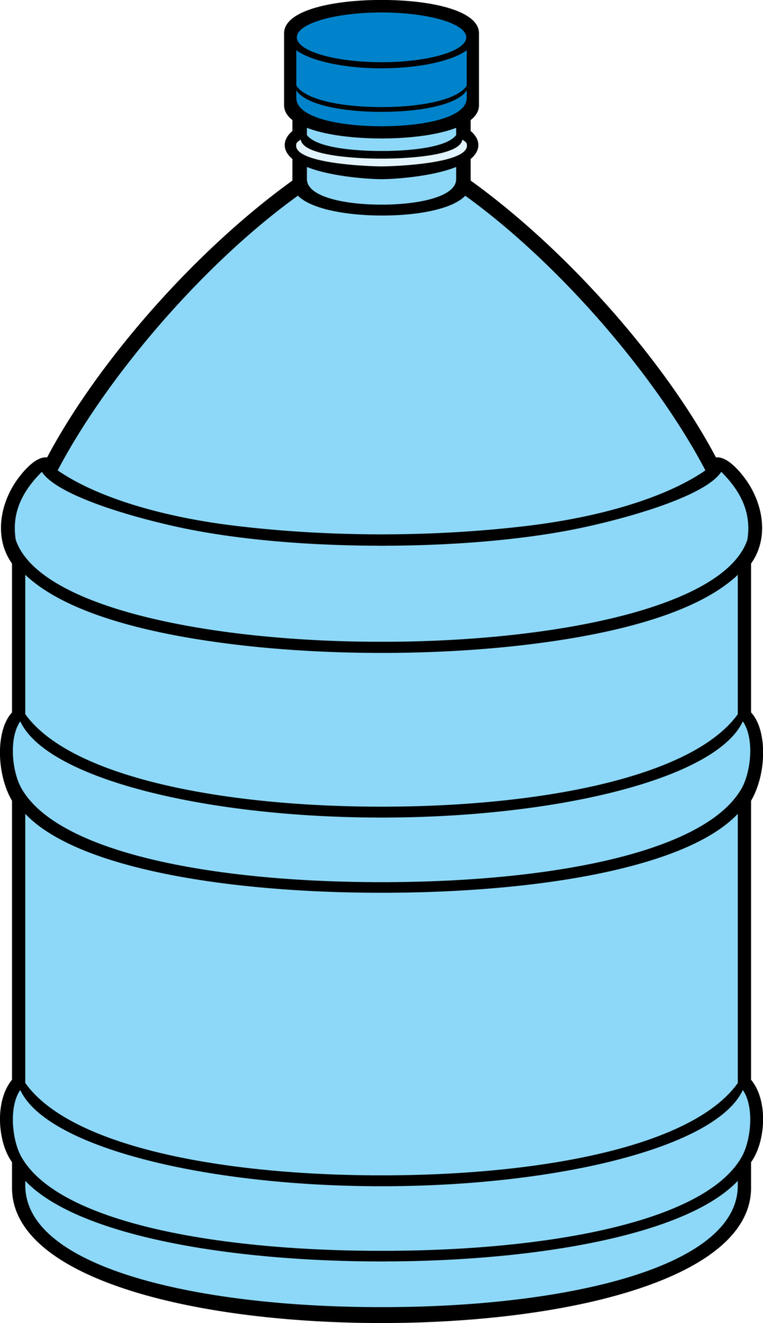 Big plastic bottle of water png illustration 8505906 PNG