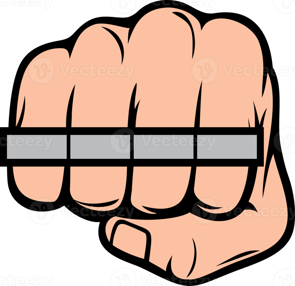 Brass knuckle fist png illustration