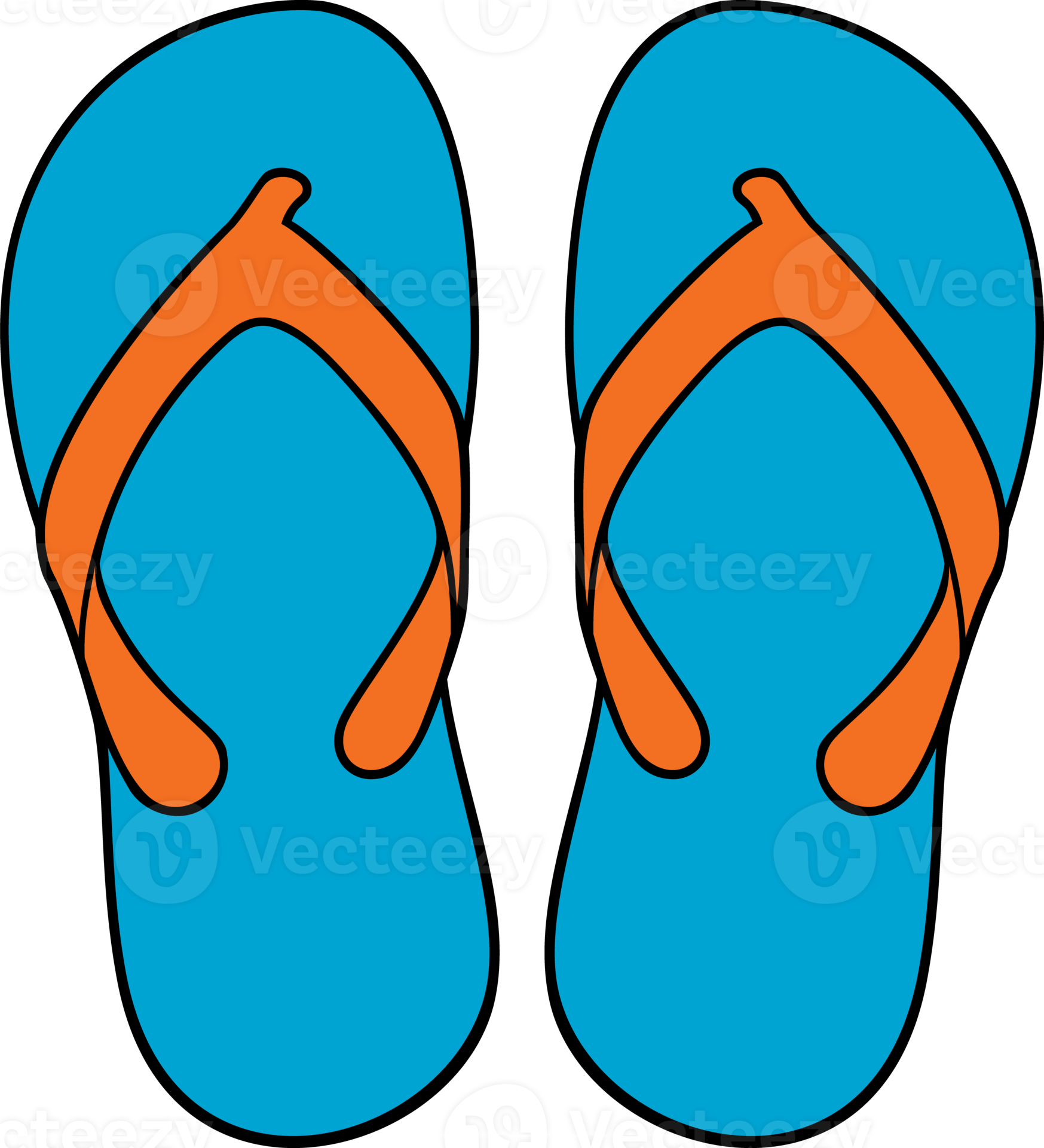Flip flops blue png illustration 8505920 PNG