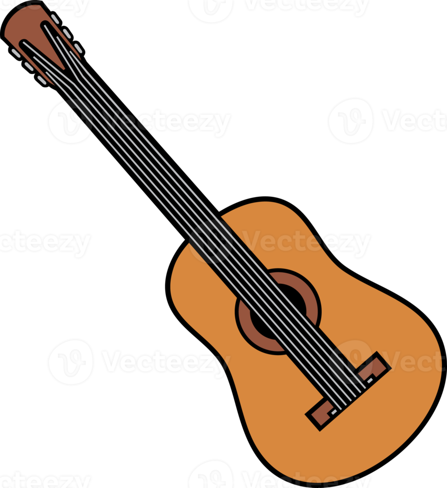 Acoustic guitar png illustration