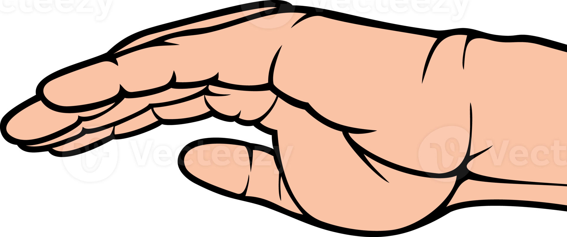 Hand covered png illustration