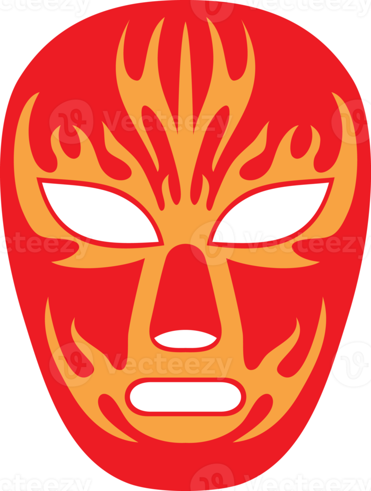 Mexican wrestling mask png illustration