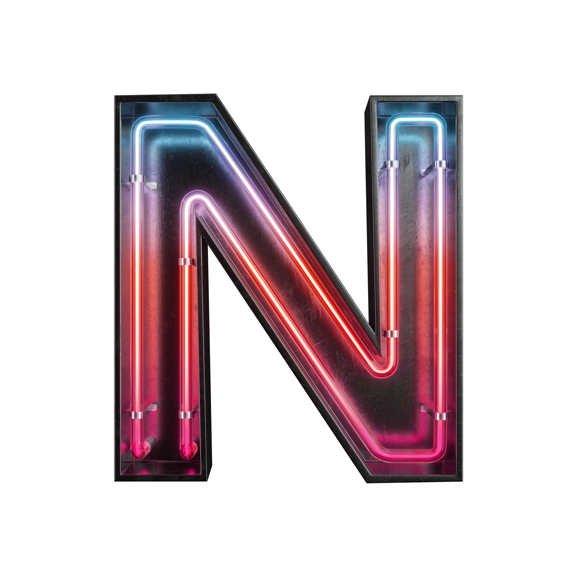 Neon Light Alphabet N 8505960 PNG