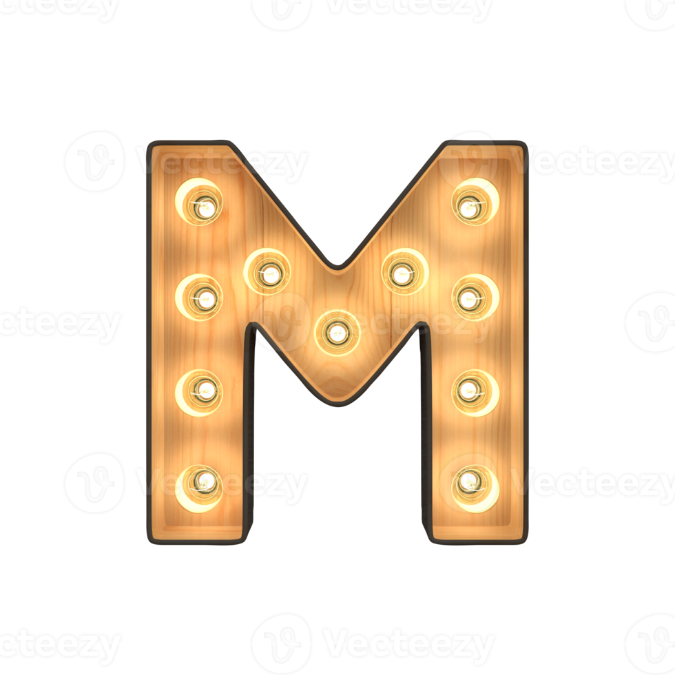 Marquee light Alphabet png