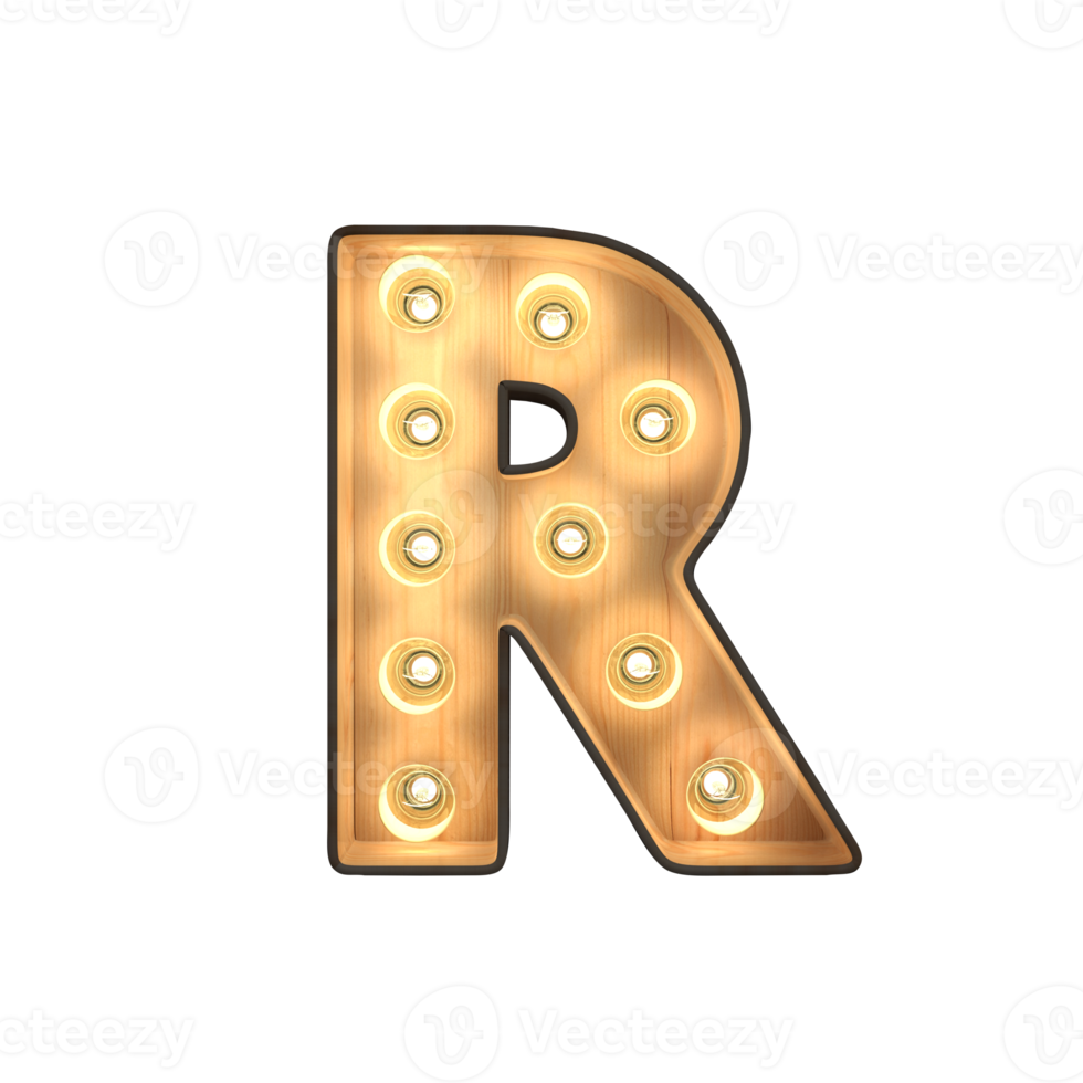 Marquee light Alphabet png