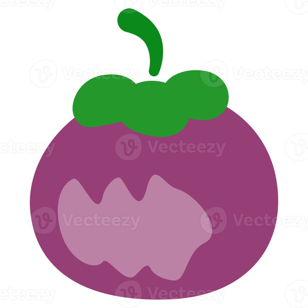 Mangosteen fruit cartoon png