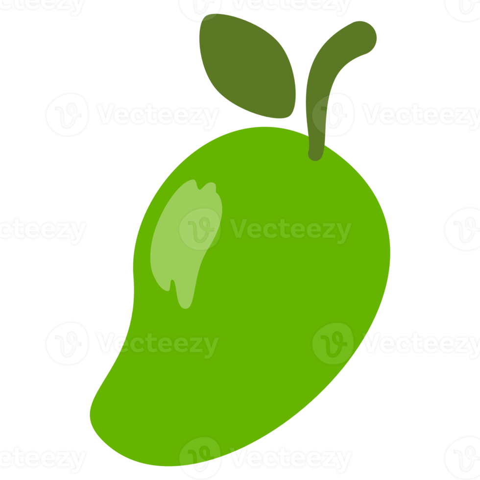 dessin animé de mangue verte png