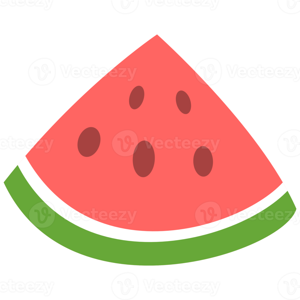 vattenmelon delad tecknad film png