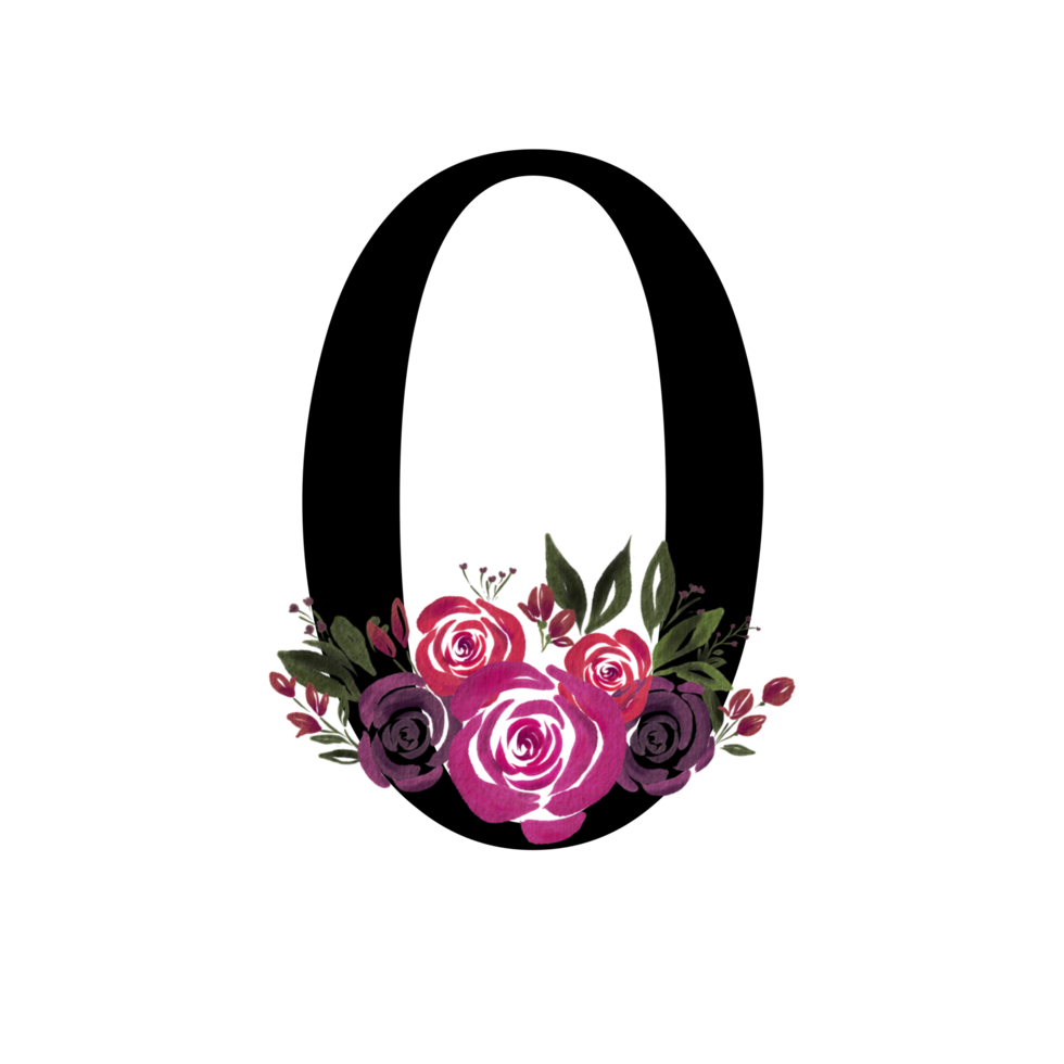Floral Letter Alphabet png