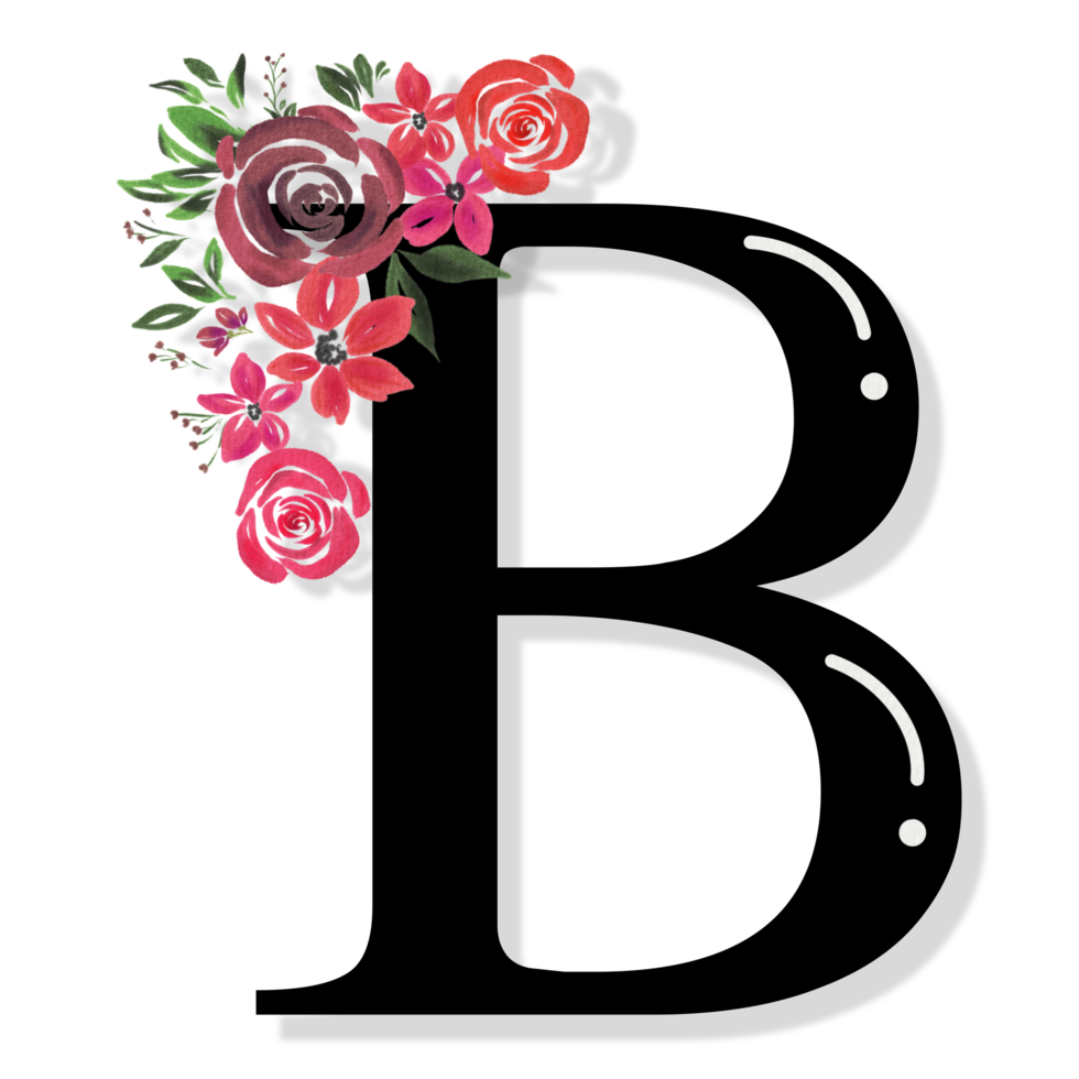 Floral Letter Alphabet png