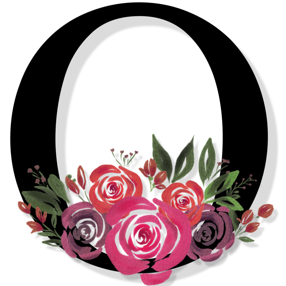 Floral Letter Alphabet png