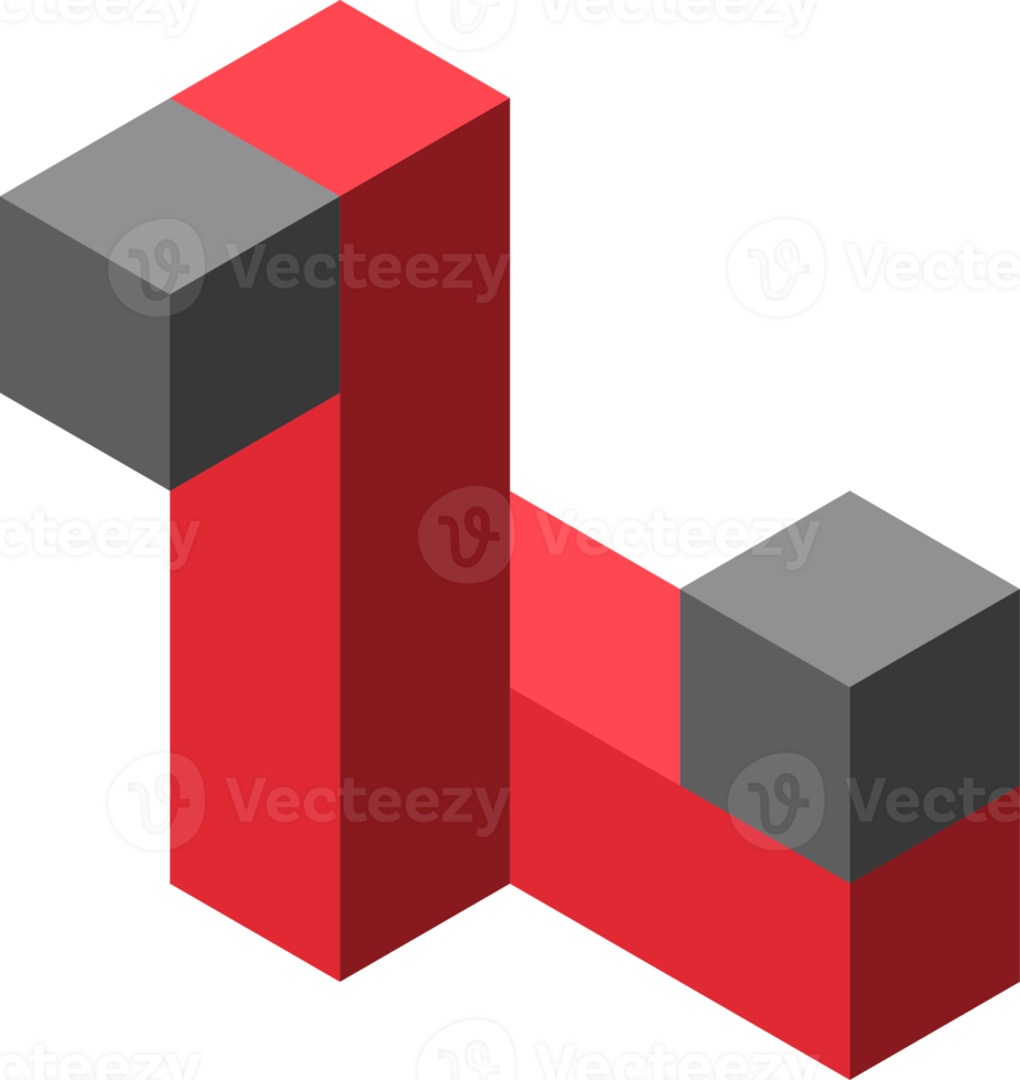 Abstract cube logo for design creative illustration presentation of business card invitation template png