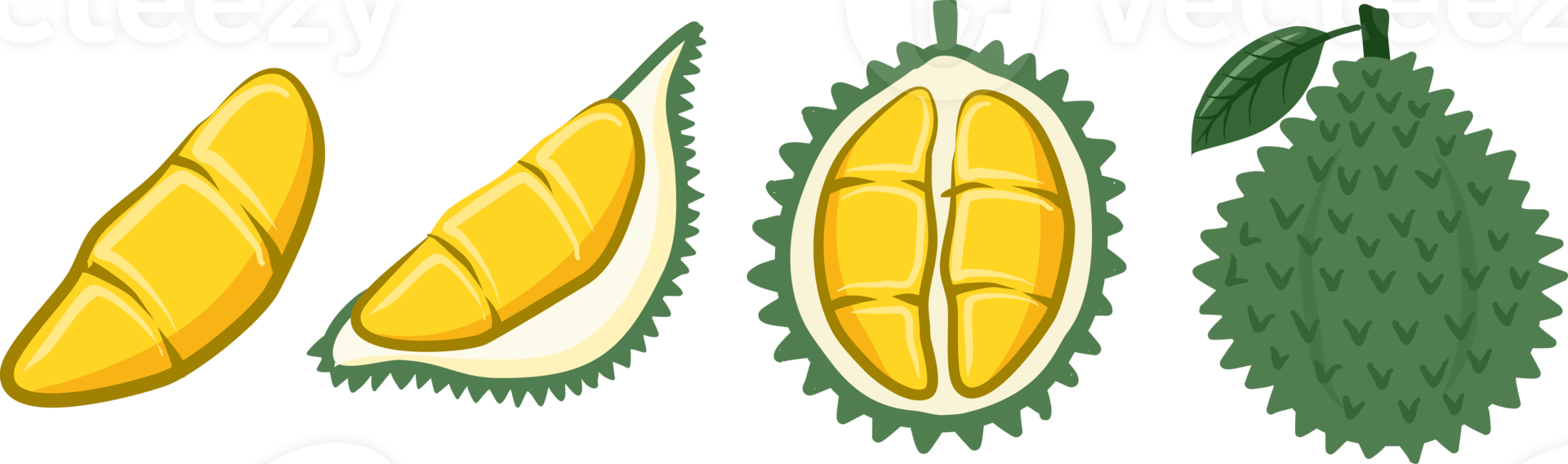 durian collectie fruit png