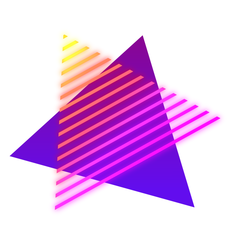 Abstract elements retro style 80s-90s. png