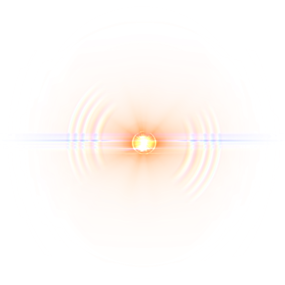 Lens flare light special effect background png