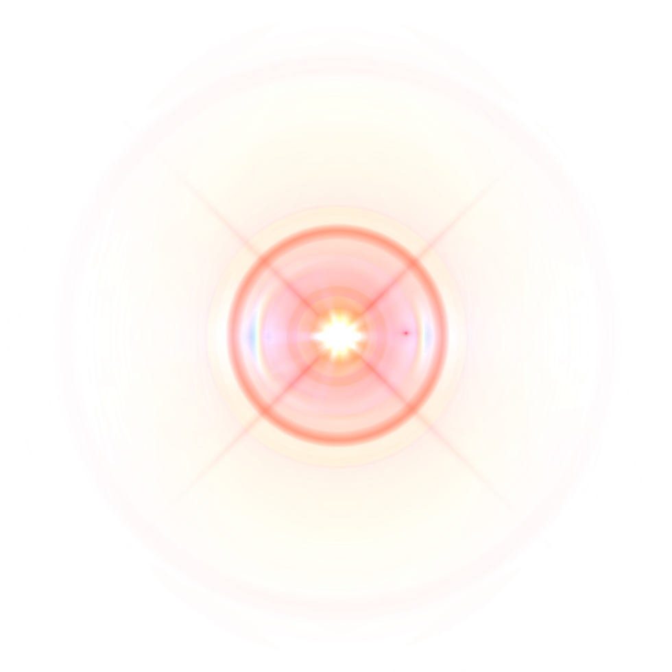 Lens flare light special effect background png