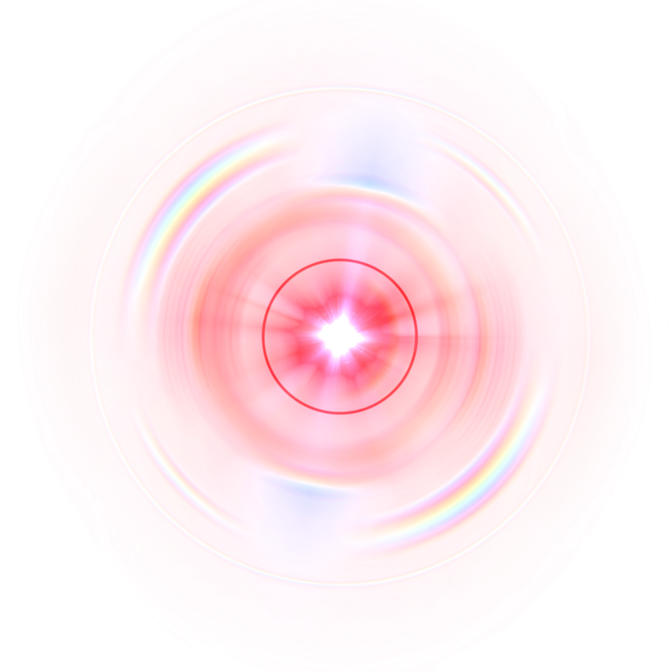 Lens flare light special effect background png