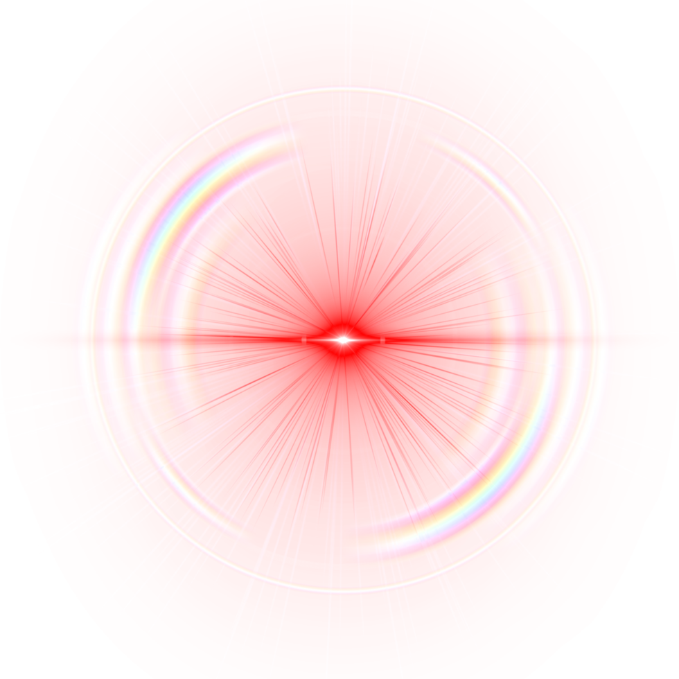 Lens flare light special effect background png