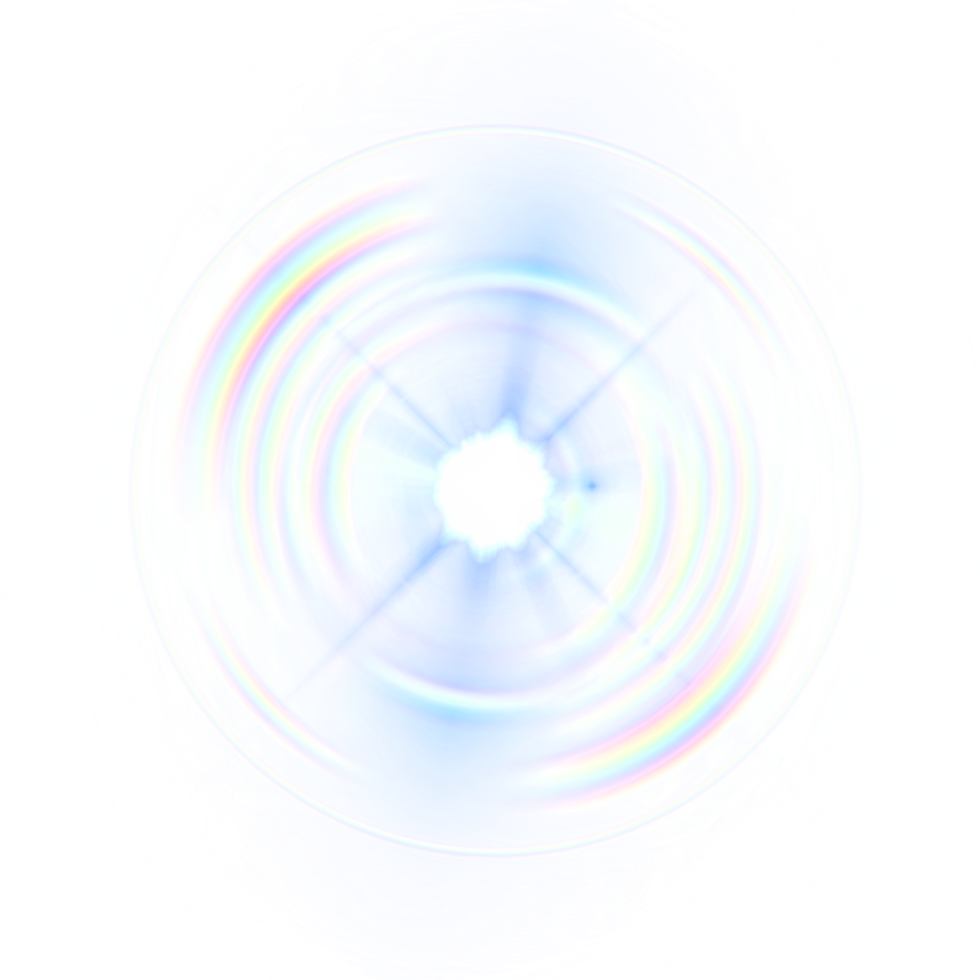 Lens flare light special effect background png