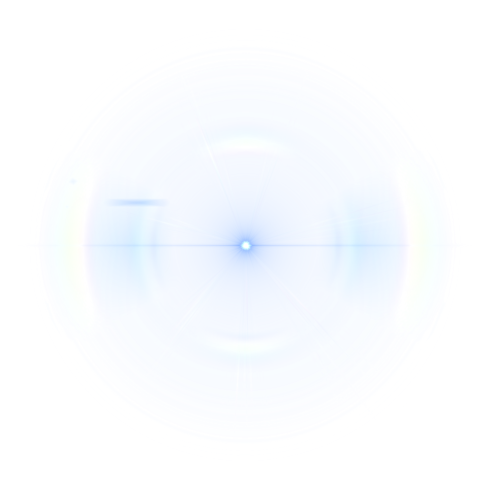 fond d'effet spécial de lumière parasite png