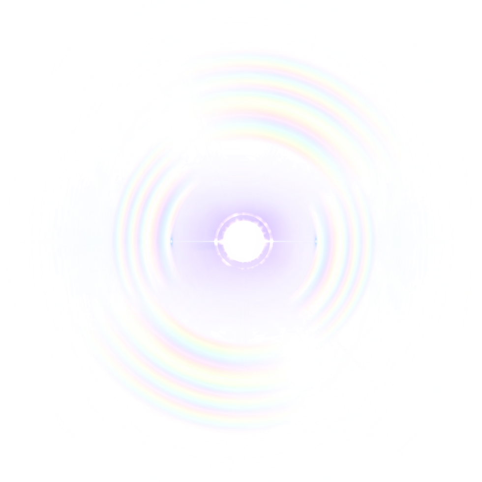 Lens flare light special effect background png